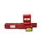 The Equipment Lock Company Heavy Duty Rolling Door Lock secures the locking handle of a roll-up door in the downward position HDRDL-C - alternate 1